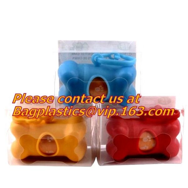 Dog Waste Bags with Dispenser, Disposable Recycling Colorful Custom Bio Eco Friendly Biodegradable Pet Dog Poo Waste Bag