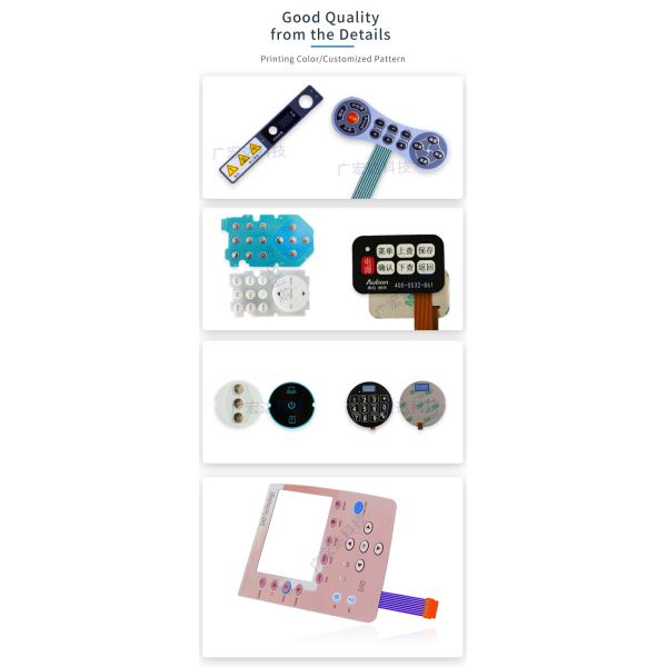 WATER-PROOF METAL Membrane Switch dome array for Medical DEVICES KEYPADS