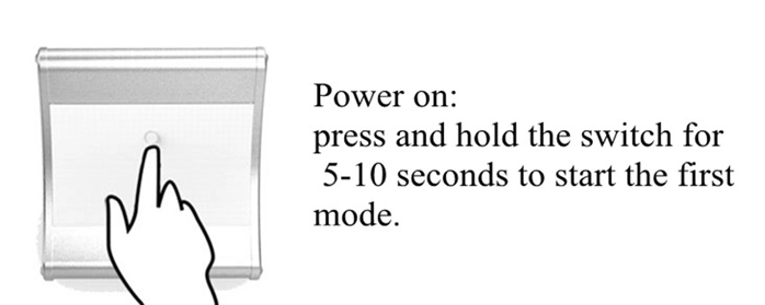 All In One Solar Powered Led Wall Light , Solar Wall Lamp Outdoor 900LM 48 Led