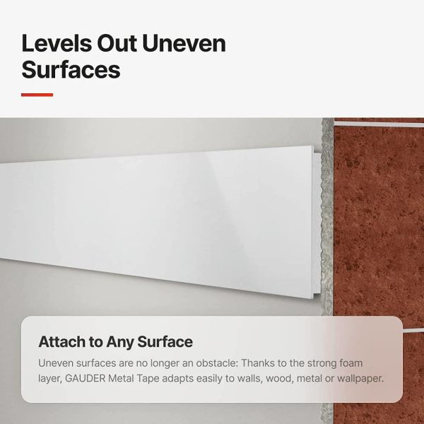 3m 10m Lightweight Self Adhesive Steel Tape Flexible Magnet Material OEM