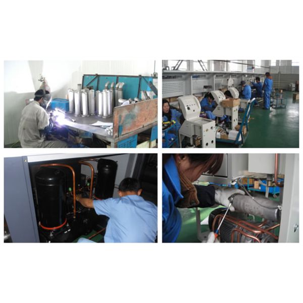 Air cooled screw chiller for industrial process cooling from China