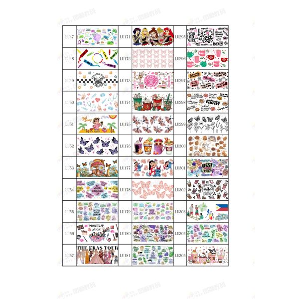 Heat Insulation Weatherproof DTF On Cups Sticker DTF UV