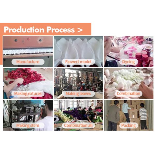 Bendable Artificial Rose Vine Diy Flower Row 5cm*100cm 6cm*120cm