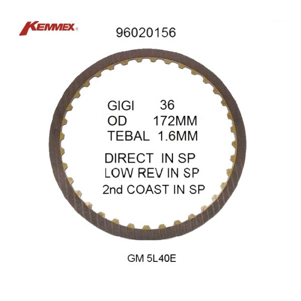 Kemmex 156700-160 96020156 4L40E Gear Box Clutch Plate Kit for GM 1999-On Replacement