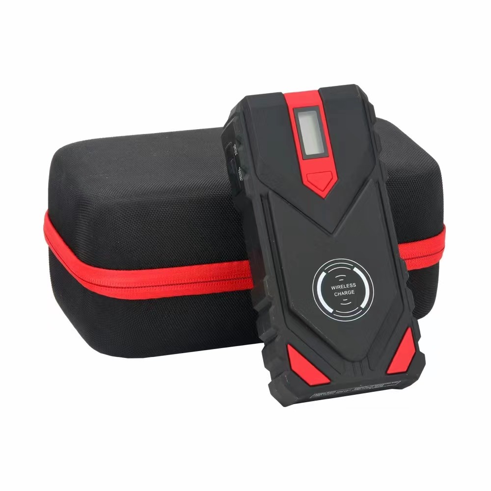 China Vehicle Compact Lithium Ion Jump Starter 12000mAh Wireless Charger wholesale