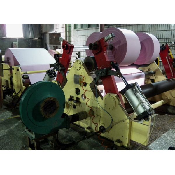 1200mm NCR Paper Roll Slitter Rewinder Carbonless Paper Slitting Rewinding Machine