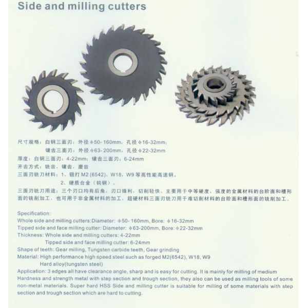 KM Single angle milling cutter