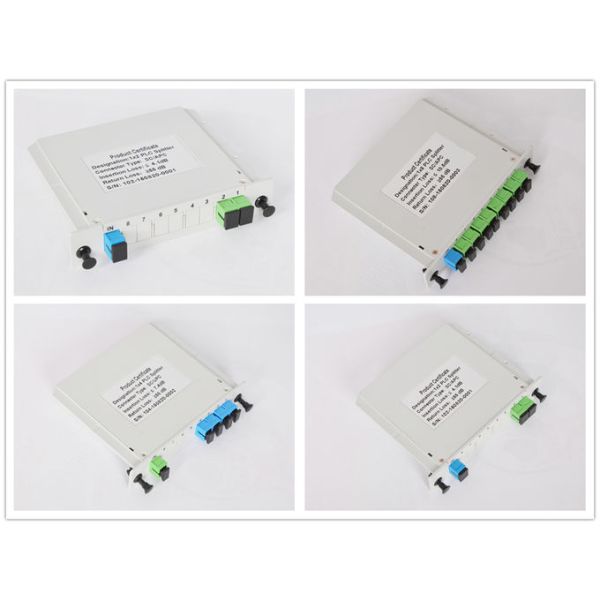 SM MM Fiber 1X2 digital optical splitter Anti Dust Easying Installation