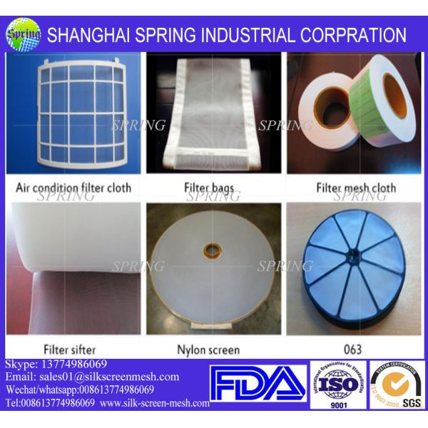 100 120 micron nylon net filter screen mesh of filtration and separation