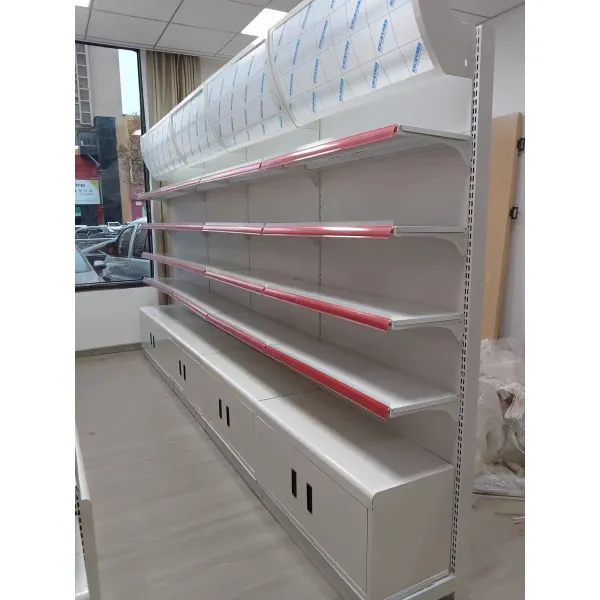 Factory Customized Color Size grocery store shelf convenience store supermarket shelves pharmacy shelves