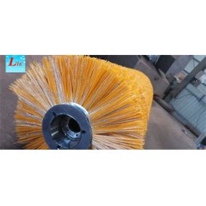 China wavy nylon brush for skid steer loader sweeper on sale
