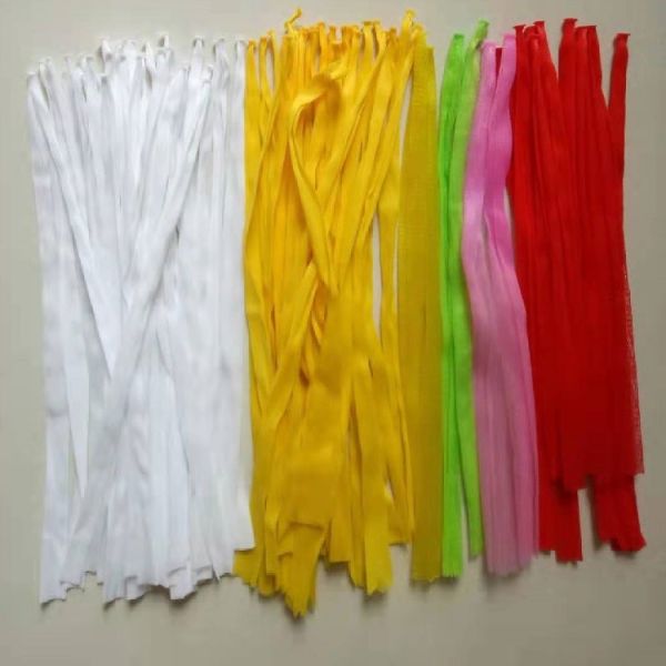 Net Length 35cm Plastic Mesh Produce Bags For Ginger Garlic