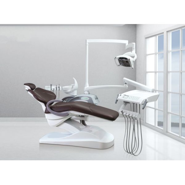 Luxury Design Big Soft Cushion Dental Unit Multi Color Dental Chair With 9 Memories