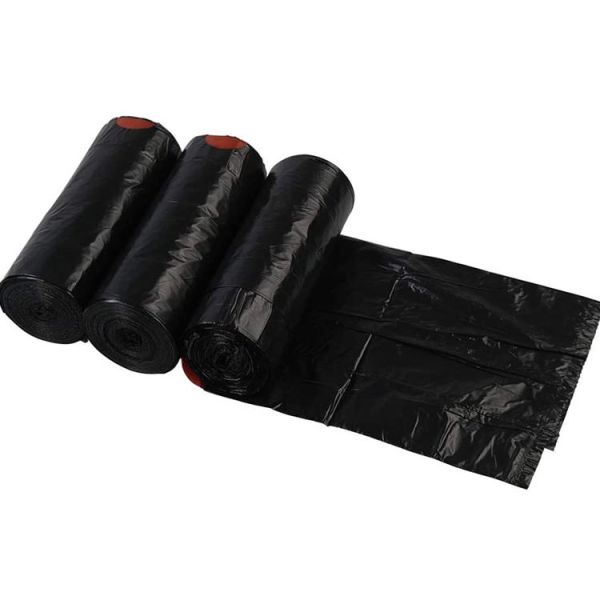 Black Heavy-Duty Plastic Bags 3 Mil Black Contractor Heavy Duty Garbage Bags