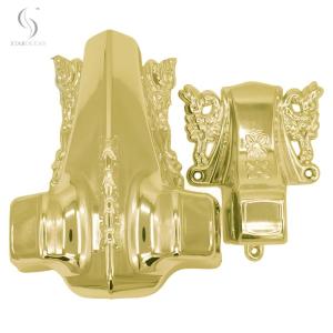 China Plastic Coffin Corner Premium Quality American Style Casket Stationary Handle wholesale