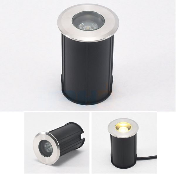 DC12V Inground Light Fixtures , ip67 waterproof led lights 3W