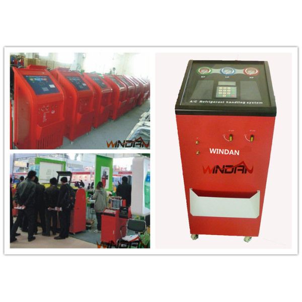 Automotive Refrigerant Recovery Machine ,14kg Cylinder A / C Recovery Machine