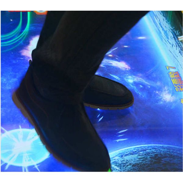 Trample Board Children Game Machine / Indoor Coin Operated Funny Kiddie Step On Screen Game Machine