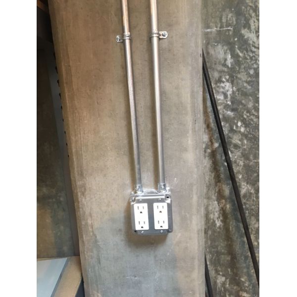 RIFI Galvanized Raised Steel Cover For Electrical Junction Box | RS Cover