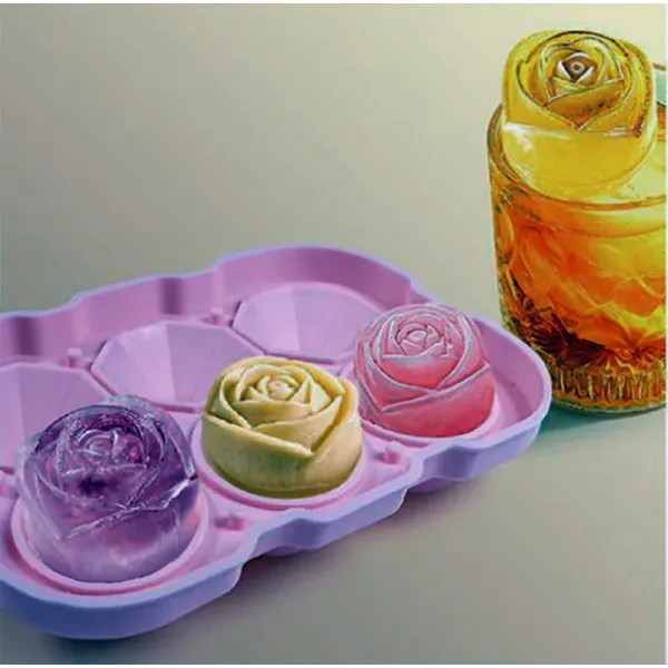 Easy Release Flexible Silicone Ice Cube Tray Molds Odorless And Environmentally Friendly