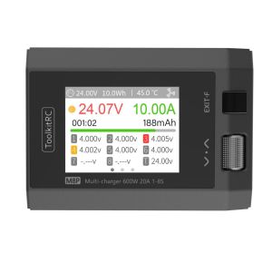 ToolkitRC M8P Balance Charger 1-8S 600W 20A Aircraft Model Lithium Battery High