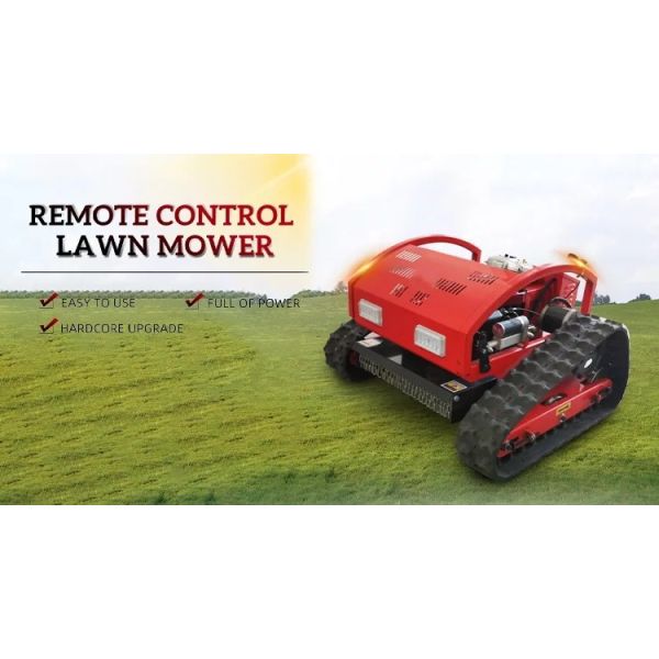 Intelligent Design Farm Lawn Mower Remote Control Crawler Lawn Mower