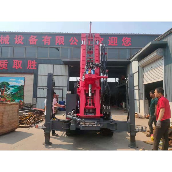 St 300 Water Well Crawler Mounted Drill Rig Equipment For Farming Drilling