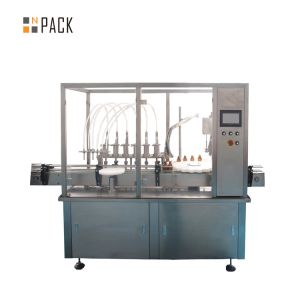 China Flowing Liquid Fully Automatic Cosmetic Filling Machine 2100*1250*1780mm wholesale