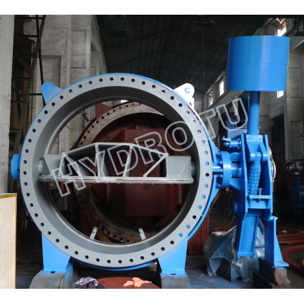 DN 600mm Hydraulic Heavy Hammer Lug Style Butterfly Valve Hydropower Station Use