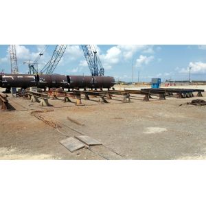 40T VFD Pipe Roller Welding Positioner , 3KW Welding Turning Rolls