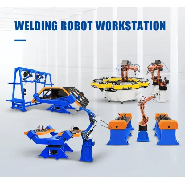 Hwashi 6-Axis Robotic MIG Welding Machine for Chair & Furniture Automation