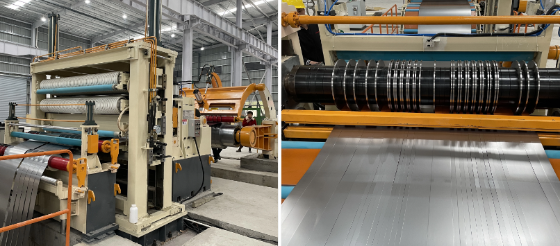 0.2-3.0*1650mm High Precision Steel Coil Slitting Line Tube Mill Line
