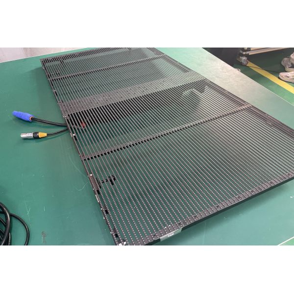 Outdoor LED Grille Screen Big Waterproof Transparent LED Screen