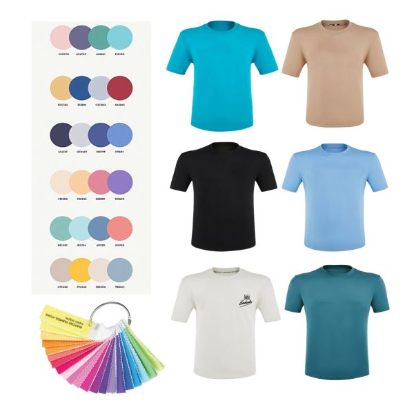 100% Cotton Custom Men'S T Shirts Round Neck 210gsm
