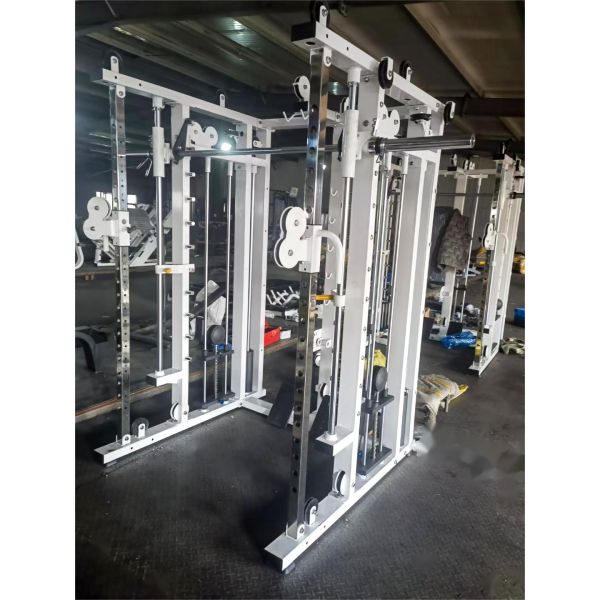 Cable Crossover for Multi-Function Station Smith Machine Fitness Equipment Chest Back Exercise Indoor Gym Rack Leg Function Use