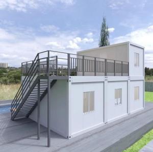 China Tiny Prefab Shipping Container Homes , 20ft Movable Premade Container Homes wholesale