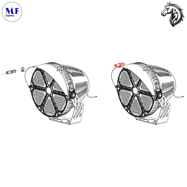 LED Flood Light High Mast Lights CE, RoHS, ETL, FCC IP65 Ik10 Waterproof 155lm/W 1000W Dimmable Outdoor Square