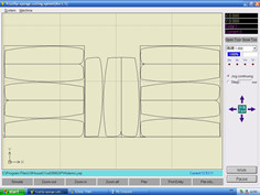 Vaccum 8kw Vertical 3000*1200*1200mm For Rock Wool PIR 2200kg 0~6m/min