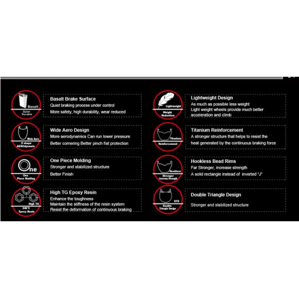 Rim 27.5inch Hookless 35MM Wide 25.5mm Depth ud matt full carbon MTB bicycle clincher RIMS for mountain bike