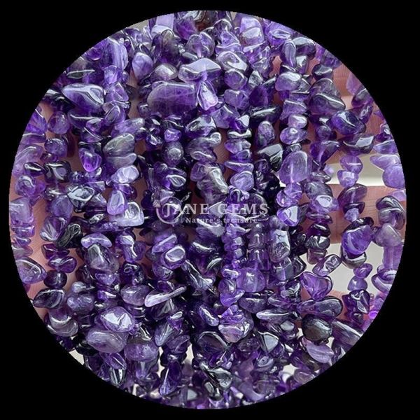 Clear Quartz Amethyst Gems Bead Natural Crystal Irregular Shape Chip Gravel Stone Loose Bead Strands For Bracelets