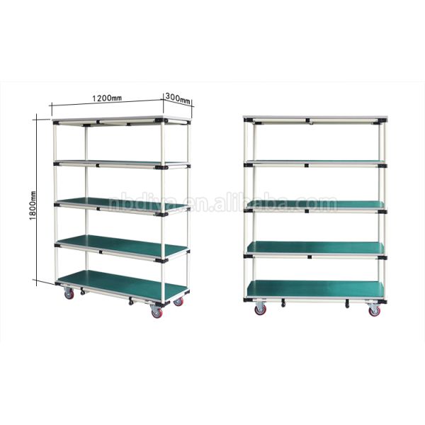 ESD Anti Static Material Handling Trolley For Industry Workshop Factory Products Turnover