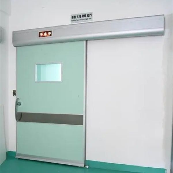 Off White Hospital Hermetically Sealed Doors Stainless Steel Material