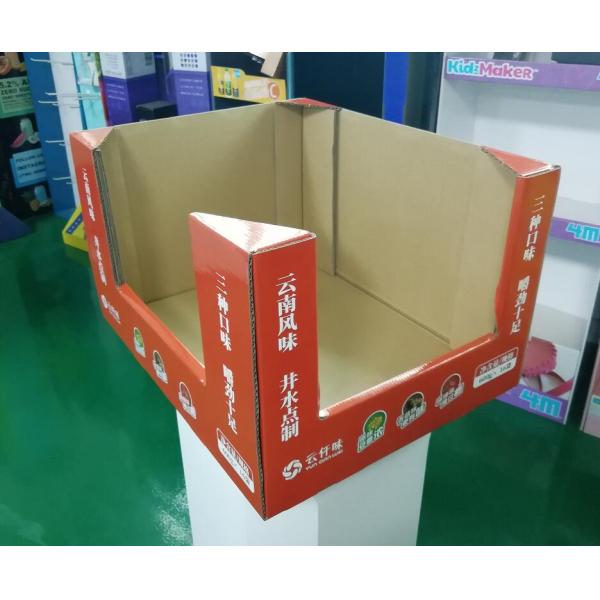 EB Flute Stacked Up PDQ Display Strong Cardboard Trays