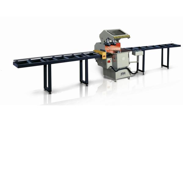 Automatic Single Head Aluminium Profile Cutting Machine Window Section Feeding Corner Key