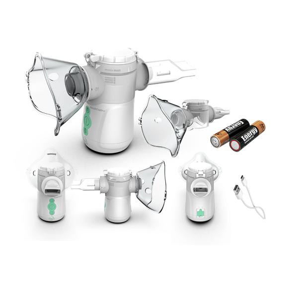 Mini Copd Portable Pediatric Nebulizer Ultrasonic Mute Dense Mist With Mask