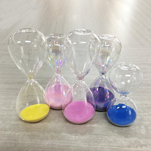 240 Minutes Hand Blown Glass Hourglass Sand Timer For Desktop Home Decor