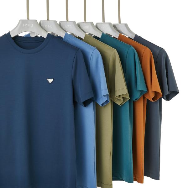 100% Cotton Custom Men'S T Shirts Round Neck 210gsm