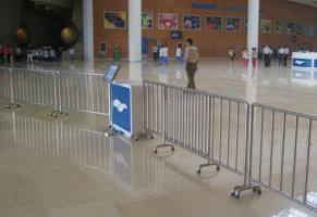 Semi Automatic Half Height Turnstile With RFID Reader Mounting Bracket