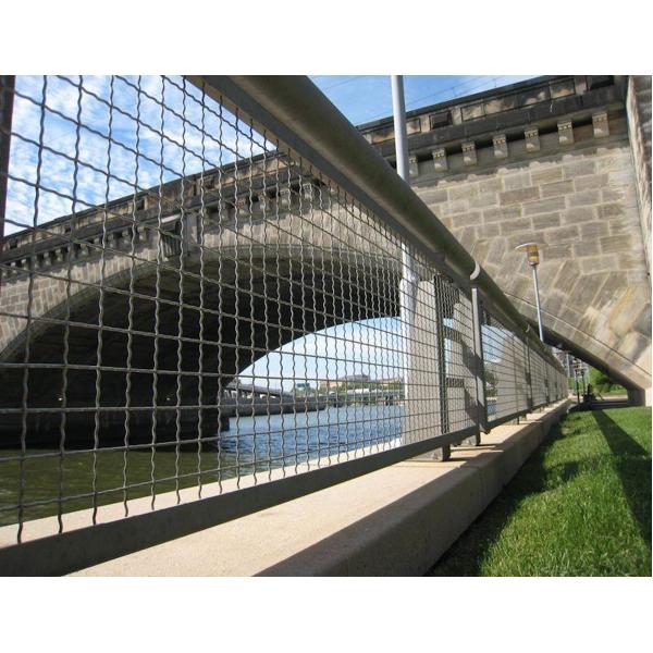 201 Stainless Steel Grid Mesh Bi Directional Bending 1m Crimp Wire Mesh 5m
