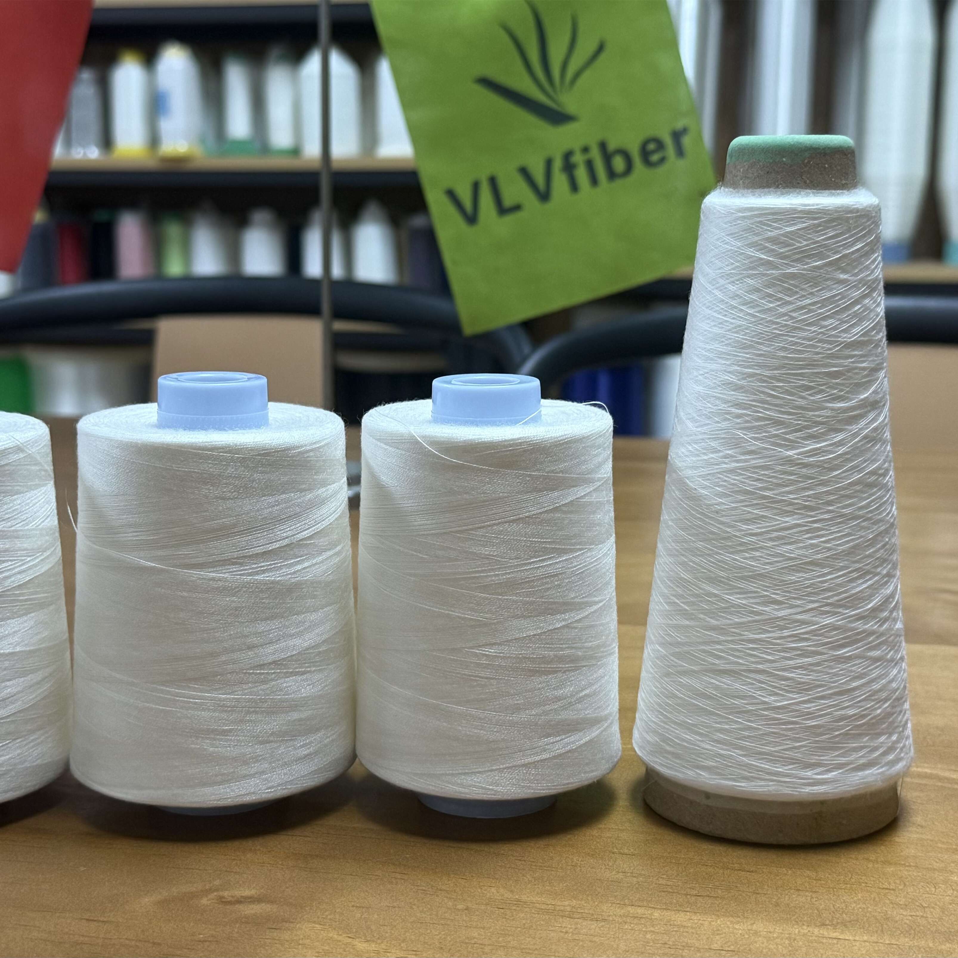100% PVA Water Soluble Thread Eco-Friendly Low Shrinkage for Embroidery and Fabric Hollowing Out